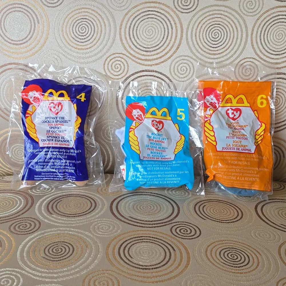 1999 McDonalds Happy Meal❤TY Teenie Beanie Babies☆Full Set New Unopened Packages - Picture 5 of 14